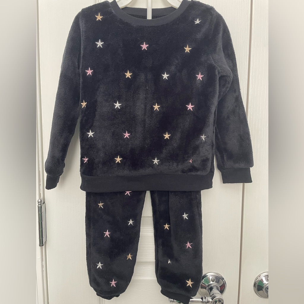 5 For 10 Epic Threads Black Starry Kids Sweats 3t